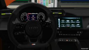 GTA 5 Audi Vehicle Mod: 2023 Audi RS3 Performance Sedan Addon/Replace/Unlocked V1.1 (Image #3)