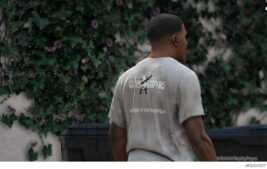 GTA 5 Player Mod: Games & Graphics T-Shirt for Franklin (Featured)