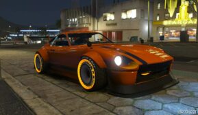 GTA 5 Vehicle Mod: Karin 190Z Widebody Add-On|Fivem (Image #2)