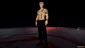 GTA 5 Player Mod: Jujutsu Kaisen – Ryomen Sukuna Add-On PED (Image #4)