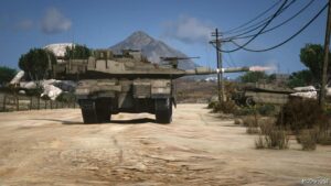 GTA 5 Vehicle Mod: Merkava MK.4M Windbreaker Israel Add-On (Image #3)