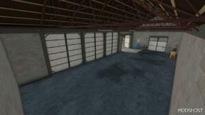 FS22 Modern Garage with Workshop mod