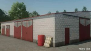 FS22 Placeable Mod: Concrete Block Garage (Image #3)