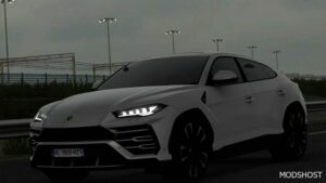 ETS2 Lamborghini Car Mod: Urus 2018 V1.2 1.50 (Featured)