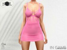 Sims 4 Female Clothes Mod: Sl_Dress #90 (Image #2)