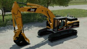 FS22 Caterpillar Forklift Mod: CAT L/B Series Excavator Pack (Image #6)