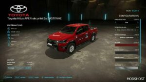 FS22 Toyota Hilux Invincible – A.p.e.n. Security mod