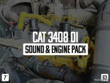 ATS CAT 3408DI Sound & Engine Pack V1.1 1.49 mod