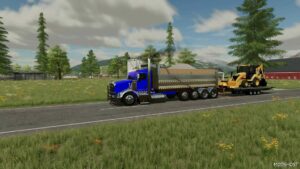 FS22 Trailer Mod: Trail King Tkt50Lp Tilt Deck (Image #3)