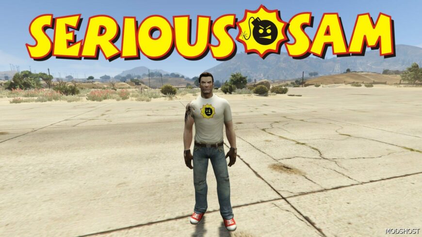 GTA 5 Player Mod: Serious SAM Add-On PED (Featured)