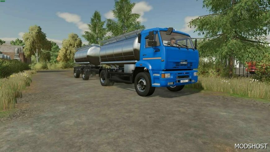FS22 Kamaz Truck Mod: 53605 Barrel (Featured)
