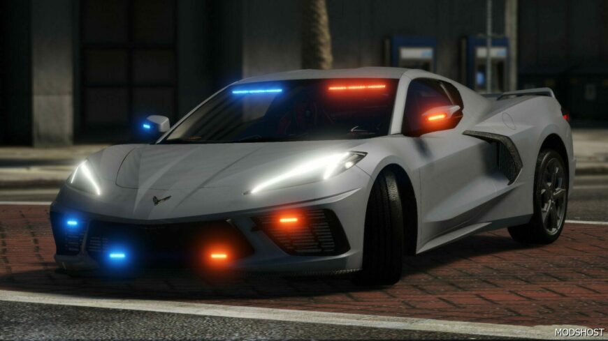 GTA 5 2020 Chevrolet Corvette C8 Unmarked mod