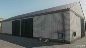 FS22 Placeable Mod: Polish Modern Shed (Featured)