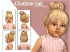 Sims 4 Charlotte Hair – Toddler Version mod