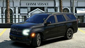 GTA 5 Chevrolet Vehicle Mod: 2022 Chevrolet Tahoe RST Undercover (Featured)