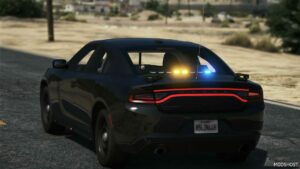 GTA 5 Dodge Vehicle Mod: 2018 Dodge Charger Unmarked (Image #3)