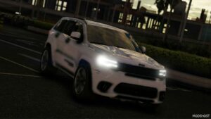 GTA 5 Jeep Vehicle Mod: 2018 Jeep Trackhawk Whelen Unmarked Lspd (Image #5)