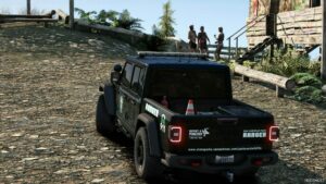 GTA 5 Jeep Vehicle Mod: 2022 Jeep Gladiator (Image #4)