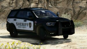 GTA 5 Dodge Vehicle Mod: 2018 Dodge Durango Creek County Sheriff (Image #2)