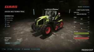 FS22 Claas Tractor Mod: 900 Terra Trac V1.2 (Image #3)