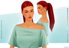Sims 4 Mod: Sunshine Hairstyle – #2