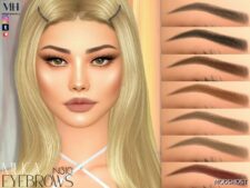 Sims 4 Milica Eyebrows N310 mod