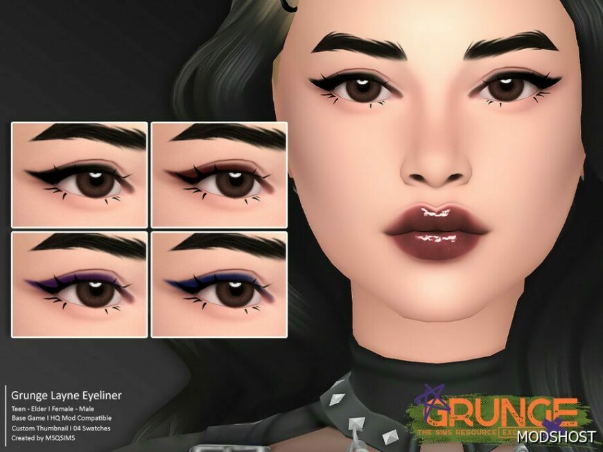 Sims 4 Layne Eyeliner mod