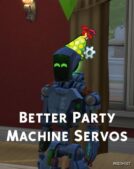 Sims 4 Better Party Machine Servos mod