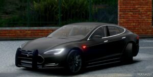 GTA 5 Tesla Vehicle Mod: Model S Unmarked (Featured)