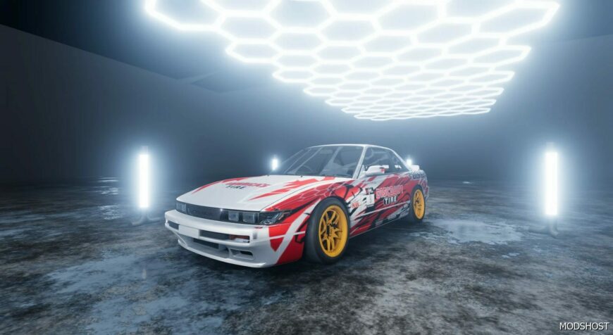 BeamNG Nissan Car Mod: Silvia S13 0.32 (Featured)