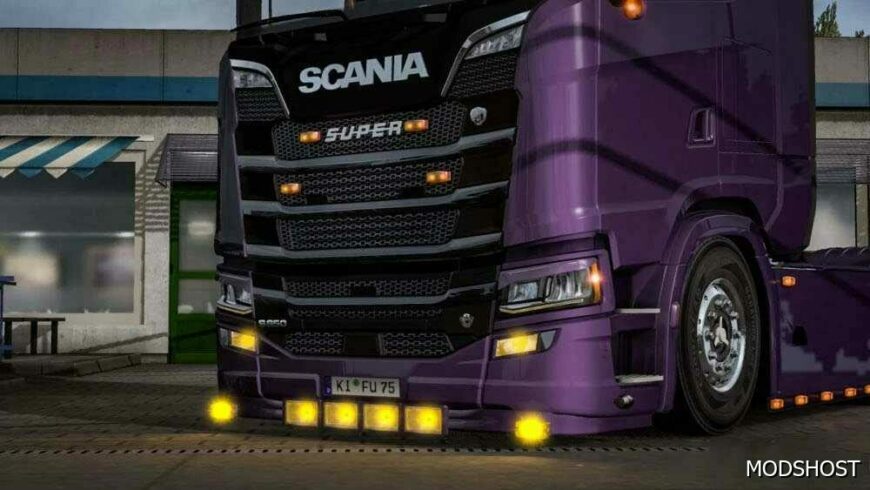 ETS2 Scania Part Mod: R-S 2016 Next GEN Holland Style Extended Bumper 1.49 (Featured)
