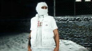 GTA 5 Player Mod: Moncler Puffer Vest for MP Male (Image #2)