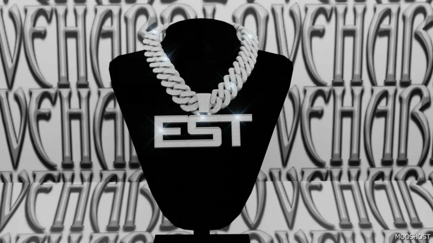 GTA 5 Player Mod: EST Chain Chain for MP Male (Featured)