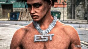 GTA 5 Player Mod: EST Chain Chain for MP Male (Image #2)