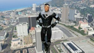 GTA 5 Player Mod: Superman beyond Add-On PED (Image #2)