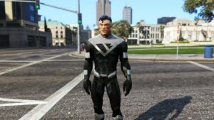 GTA 5 Player Mod: Superman beyond Add-On PED (Image #4)