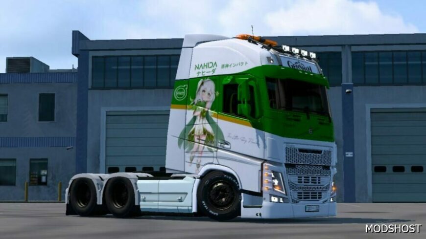 ETS2 Volvo Mod: Nahida Skin for Pendragon Volvo FH12 (Featured)