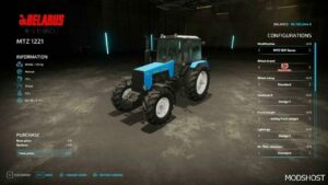 FS22 MTZ Tractor Mod: 1221 V1.6 (Featured)