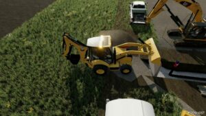 FS22 Caterpillar Tractor Mod: 420F (Image #3)