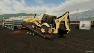 FS22 Caterpillar Tractor Mod: 420F (Image #6)