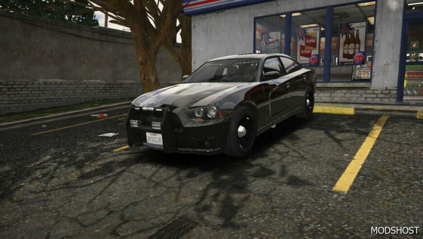 GTA 5 Dodge Vehicle Mod: 2014 Dodge Charger Unmarked Lspd (Featured)