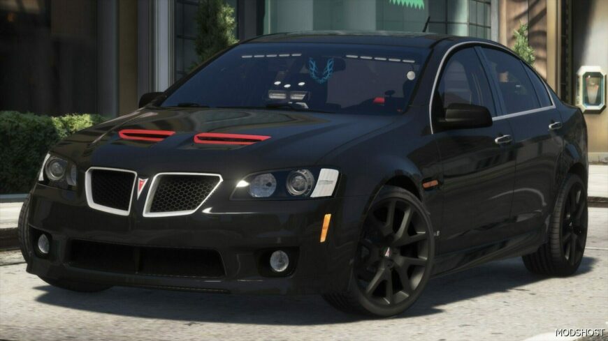GTA 5 Vehicle Mod: 2009 Pontiac G8 GXP (Featured)