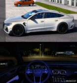ETS2 Audi Car Mod: 2023 Audi RS7 Performance V1.1 1.50 (Image #3)