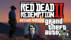 GTA 5 Player Mod: Arthur Morgan (RDR2) Pack Add-On PED (Featured)