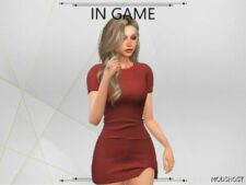 Sims 4 Rose Dress mod