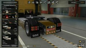 ETS2 DAF Part Mod: Rear Bumper DAF XF 105 CHS 4×2 (Image #2)