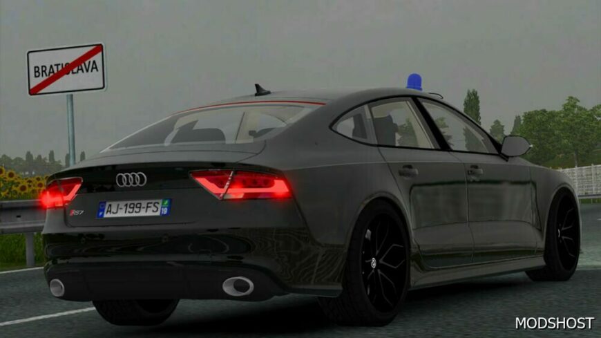 ETS2 Audi Car Mod: RS7 Sportback 2013 4G8 V4.7 1.50 (Featured)