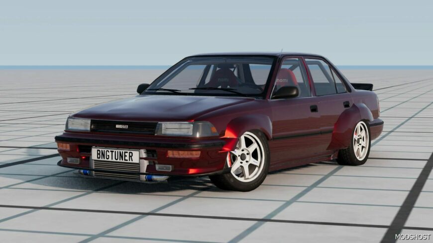 BeamNG Toyota Car Mod: Corolla AE92 1988 V1.3 0.32 (Featured)