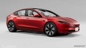 BeamNG Tesla Model 3 Facelift 2024 V2.0 0.32.X mod