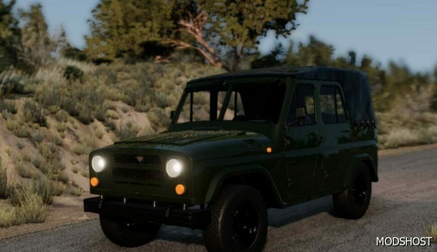BeamNG Car Mod: UAZ-469 (Automation) 0.32 (Featured)